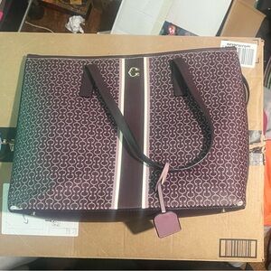 Kate Spade Purple and Cream Tote